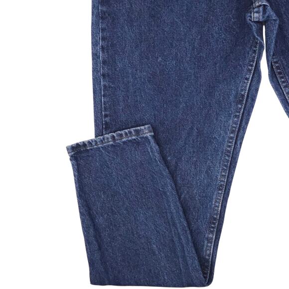 Vintage Lee Jeans Womens 12 Medium Blue High Rise Tapered Leg Denim 90s - Picture 5 of 12